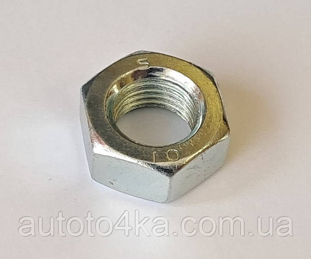 Гайка шестигранна ГОСТ 5915 10 М14х1.50 оц., фото 1