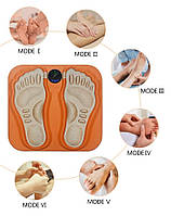Электрический массажный коврик для ступней ног EMS Foot Massage стимулирующий кровообращение Мио стимуля TVS