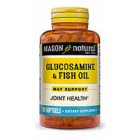 Препарат для суставов и связок Mason Natural Glucosamine & Fish Oil, 90 капсул HS