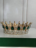 Кругла Тіара,корона Діадема(повне коло) для прикраси торта, а також на голову