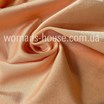 Тканина Біфлекс блискучий ніжно персиковий