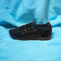 Кроссовки лето сетка мужские 40 размер | Текстильные кроссовки сеткой | Модель 41373. HJ-966 Цвет: синий