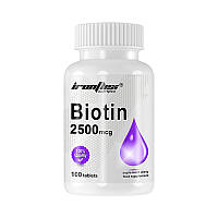 Витамины и минералы IronFlex Biotin 2500 mcg, 100 таблеток