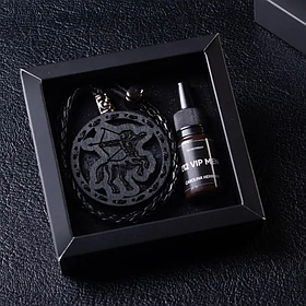 Ароматизатор в машині Стрілець, знак зодіаку, з темного дерева