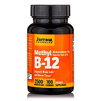 Витамины и минералы Jarrow Formulas Methyl B-12 2500 mcg, 100 леденцов Тропик HS