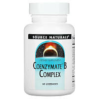 Витамины и минералы Source Naturals Coenzymate B Complex, 60 леденцов Апельсин HS