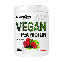 Протеин IronFlex Vegan Pea Protein, 500 грамм Клубника