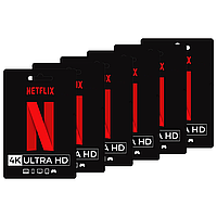 Активация подписки Netflix Premium 4K Ultra HD на 6 месяцев (Аккаунт на 1 устройство)