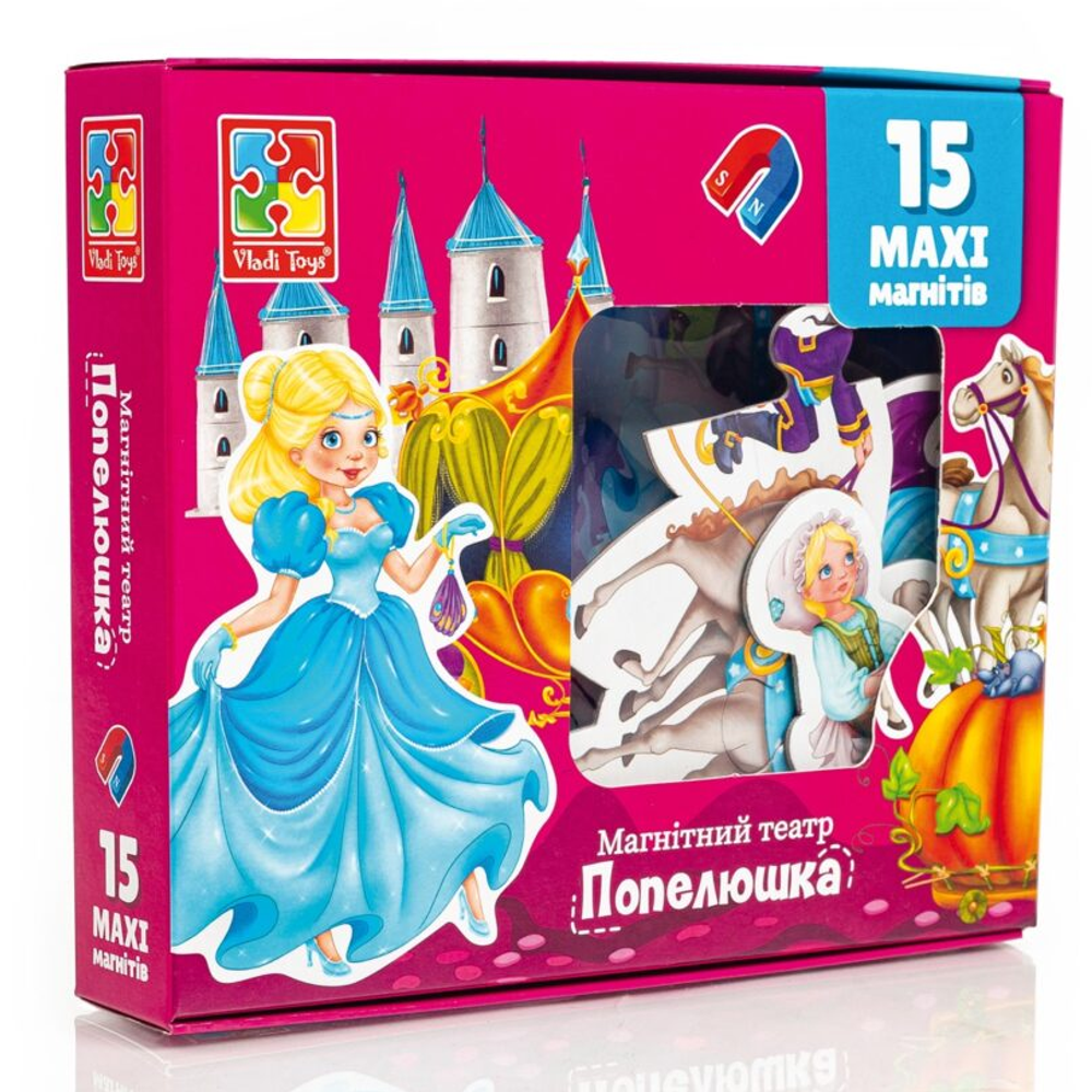 Магнітний театр «Попелюшка» Vladi Toys (4820234763788)