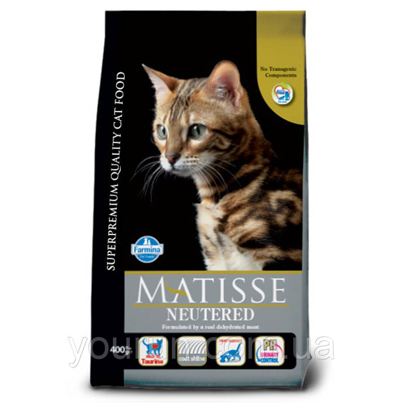 Farmina Matisse Cat Neutered Chicken – Сухий корм для стерилізованих кішок та кастрованих котів 400 гр