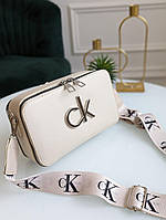 Модна брендова сумочка через плече, стильна мініатурна сумка крос-боді Кельвін Кляйн