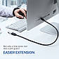 USB-кабель подовжувач USB на USB UGREEN Extension Male Cable (1m, 5 Gbit/s, OTG, USB 3.0, 2A). Black, фото 6