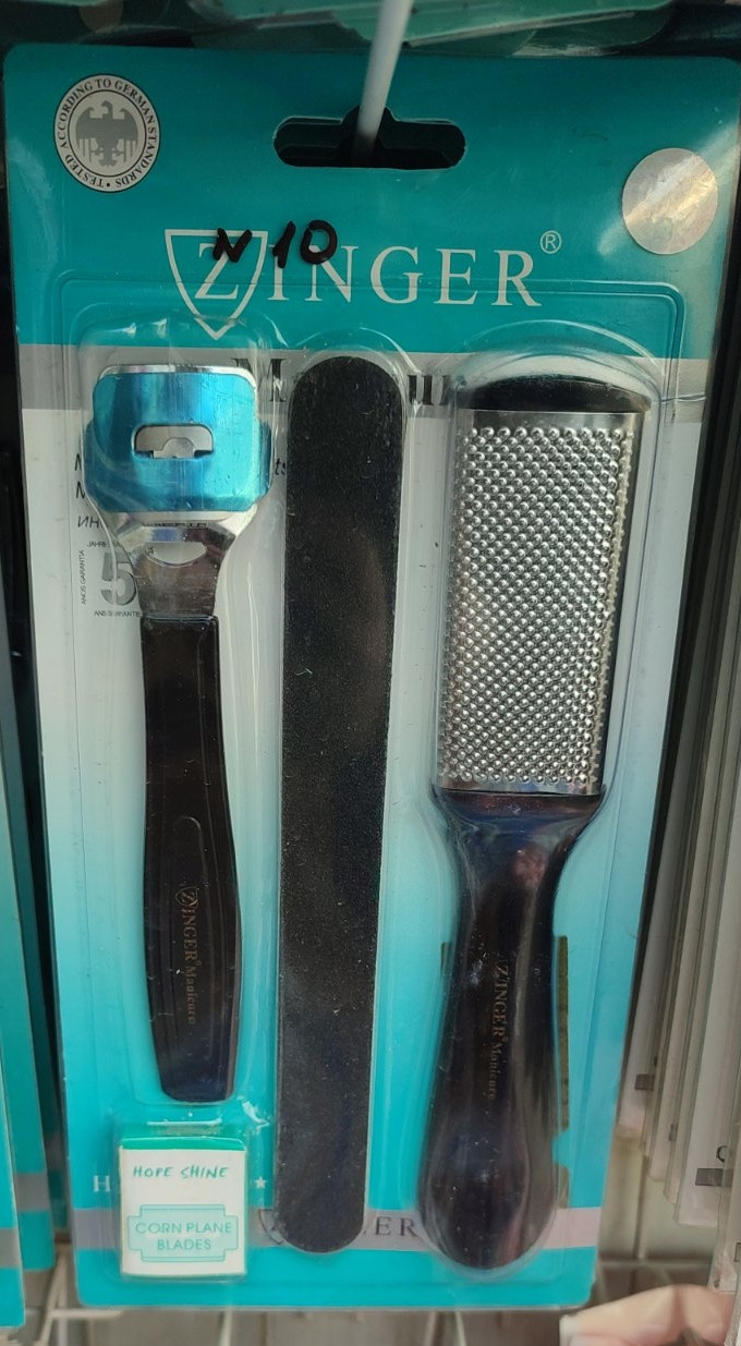 Набір для педикюру Zinger (4 предмети), фото 1