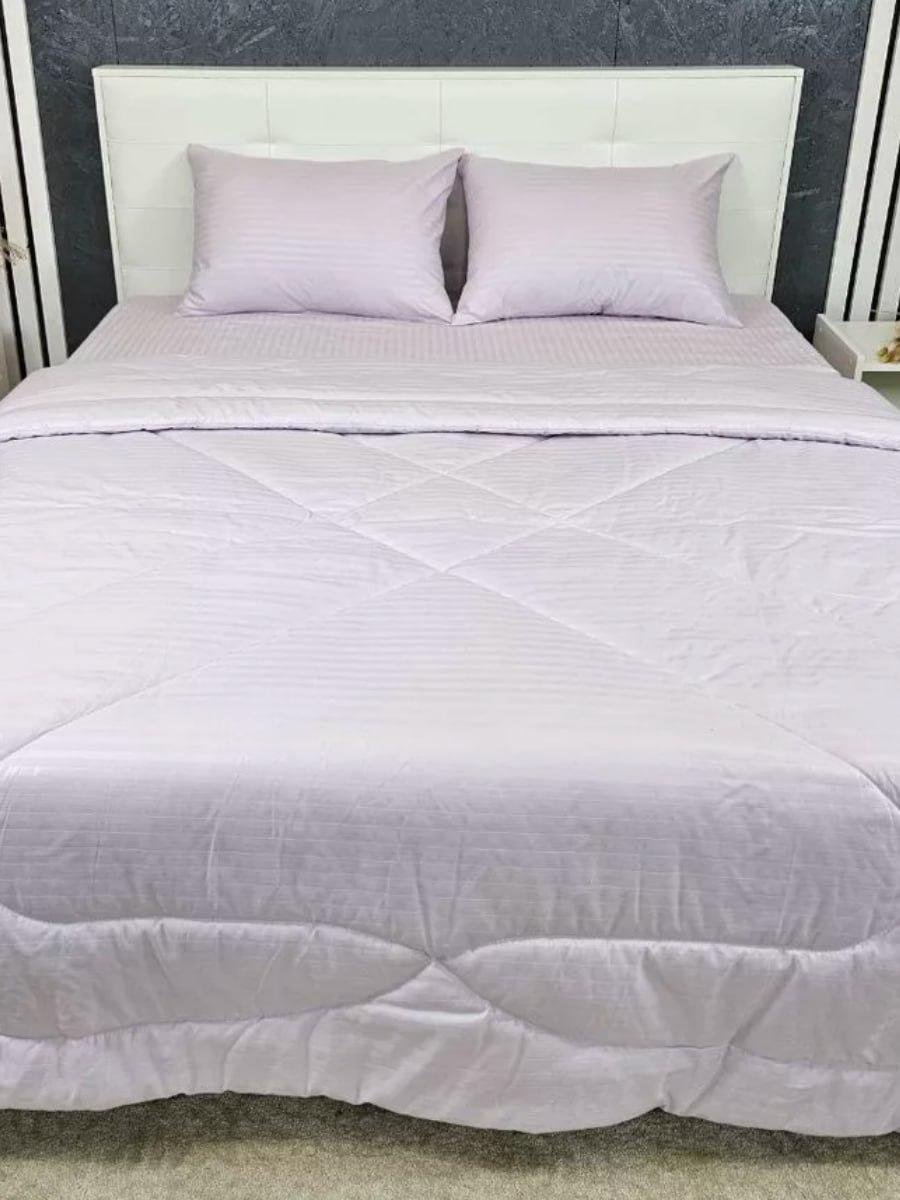 Качественное постельное белье от производителя с одеялом Летние постельные наборы Постель страйп сатин - фото 6 - id-p2155189249