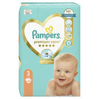 Підгузок Pampers Premium Care Midi Розмір 3 (6-10 кг) 40 шт (8001090379337), фото 2