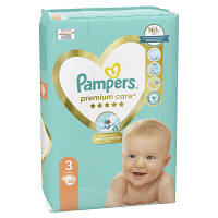 Підгузок Pampers Premium Care Midi Розмір 3 (6-10 кг) 40 шт (8001090379337), фото 3