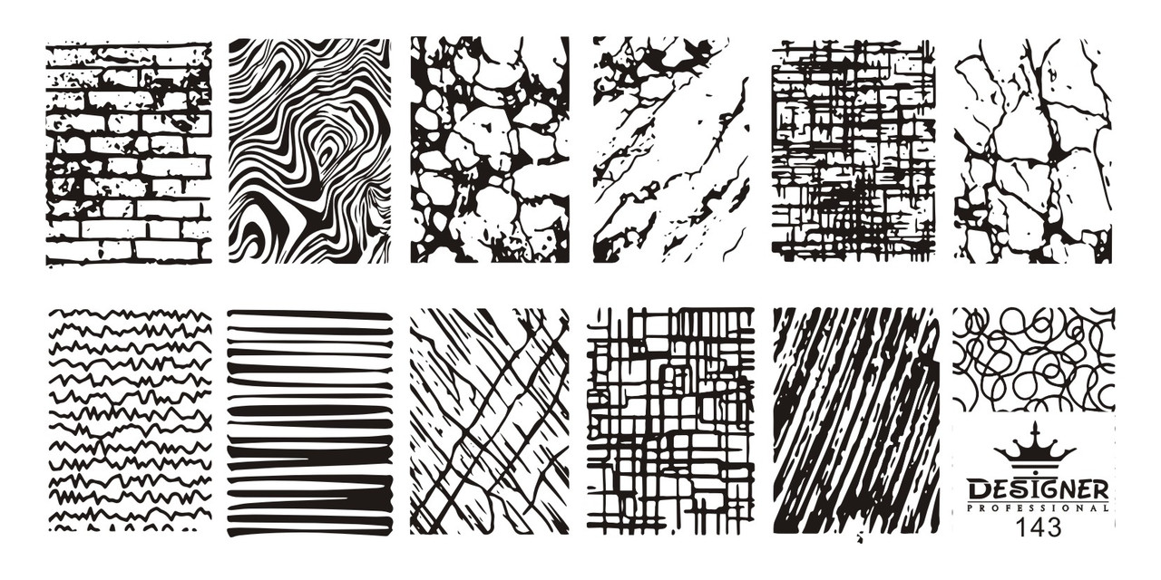 Пластина для стемпінгу Designer Professional, 12 х 6 см, #143, фото 1