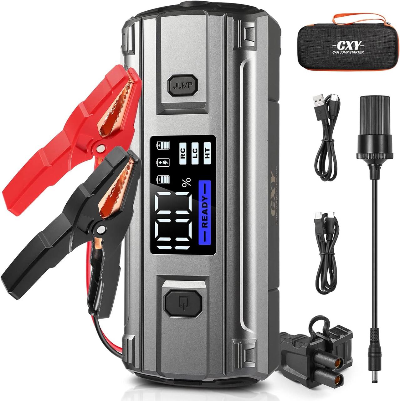 (БУ СТАН НОВОГО)ЗАРЯДНИЙ ПРИСТРІЙ ПОРТАТИВНИЙ СТАРТЕР POWER BANK 1500 A 12 V CXY, фото 1