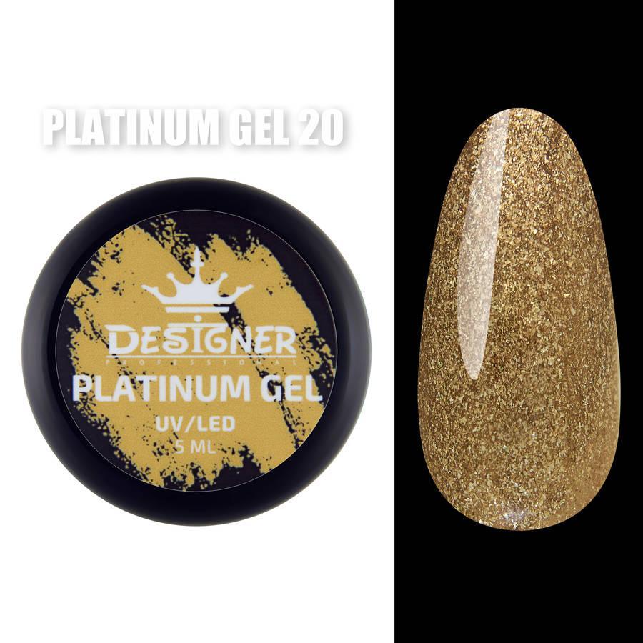 Платинум-гель Designer Professional Platinum Gel 20, 5 мл, фото 1