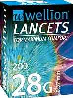 Ланцети Wellion 28 г (G) 200 штук