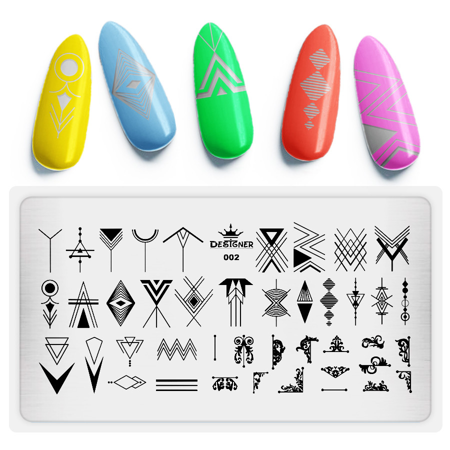 Пластина для стемпінгу Designer Professional, 12 х 6 см, #2, фото 1