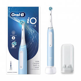 Електрична зубна щітка Oral-B iO Series 3 Голуба Зубна щітка орал б серіес іо 3 голубого кольору 3 серія