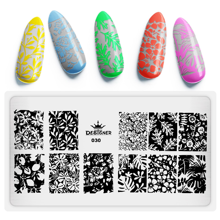 Пластина для стемпінгу Designer Professional, 12 х 6 см, #30, фото 1