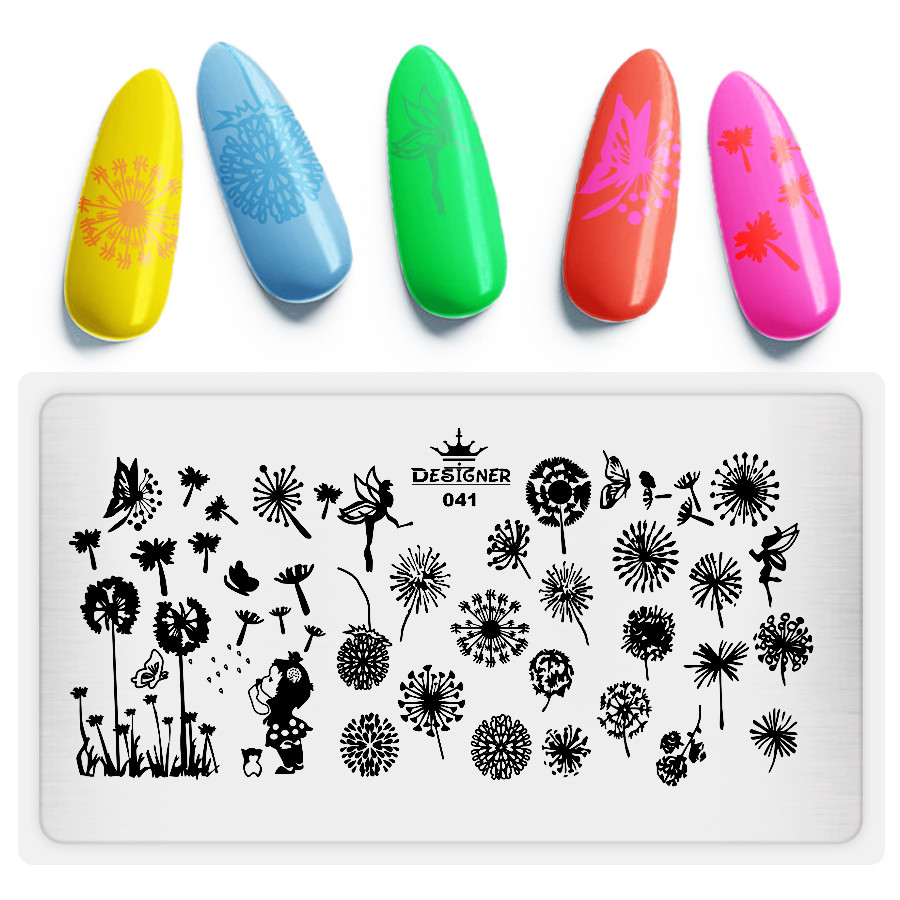 Пластина для стемпінгу Designer Professional, 12 х 6 см, #41, фото 1