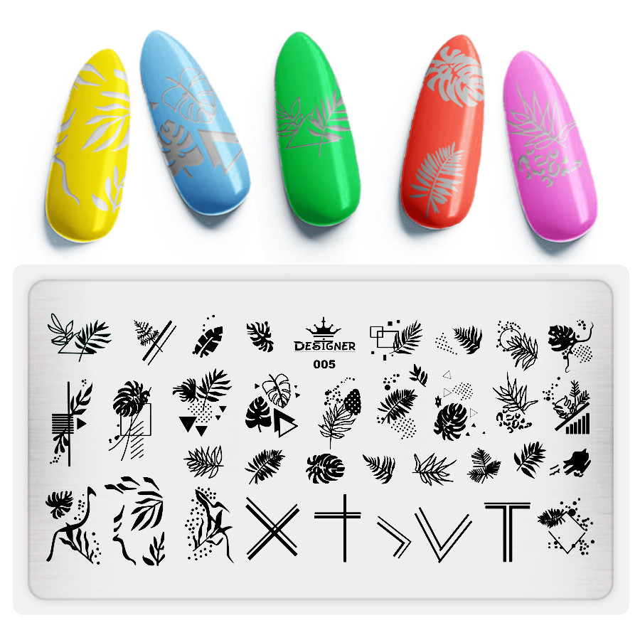 Пластина для стемпінгу Designer Professional, 12 х 6 см, #5, фото 1