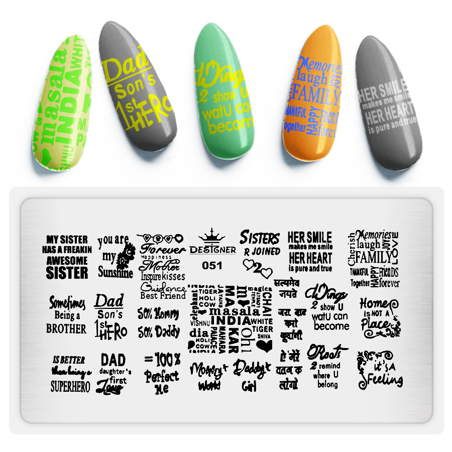 Пластина для стемпінгу Designer Professional, 12 х 6 см, #51, фото 1