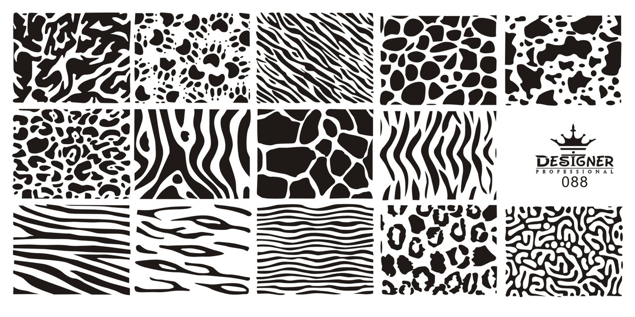 Пластина для стемпінгу Designer Professional, 12 х 6 см, #88, фото 1