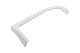 Ручка для холодильника Indesit C00857155, GO02A116IDC, L230 мм (низ ліва / верх права)