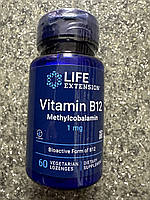 Витамин B12 Метилкобаламин, Life Extension Vitamin B12, 1 mg (1000mcg) 60 tab