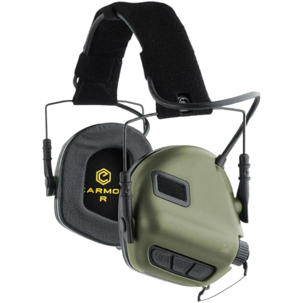 Активні навушники Earmor M31 MOD 3, навушники активні для стрільби з шумозаглушенням khaki