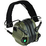 Активні навушники Earmor M31 MOD 3, навушники активні для стрільби з шумозаглушенням khaki, фото 6