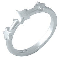 Серебряное кольцо SIlverStore с без камней, вес изделия 2,2 гр (1920053) 15.5 размер