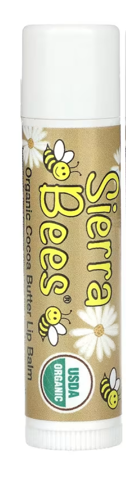 Organic Lip Balms Cocoa Butter - 4,25 г - Sierra Bees (Органічний бальзам для губ, какао-масло)