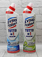Засіб для чищення унітазу LysoForm Tutto in1 анти-запах в асортименті, 750 мл Італія