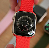 Розумний смарт-годинник Smart Watch фітнес годинник спортивний унісекс 9S AMOLED 45мм червоного кольору, фото 10
