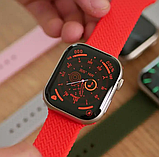 Розумний смарт-годинник Smart Watch фітнес годинник спортивний унісекс 9S AMOLED 45мм червоного кольору, фото 5