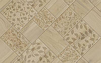 Плитка облицювальна Golden Tile Honey Wood Patchwork бежевий 250*400