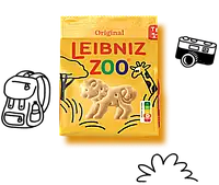 Печенье масляное со вкусом сливок Bahlsen Leibniz Zoo 100г Германия