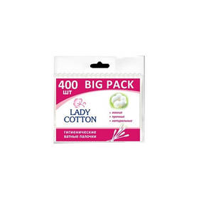 Гігієнічні ватні палички Lady Cotton 400 шт.