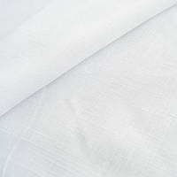 Тканина льон білий TL-0001