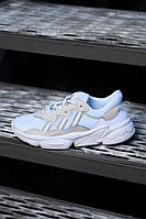 Женские кроссовки Adidas Ozweego White Textile адидас