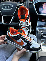 Женские кожаные кроссовки Nike SB Dunk Low белый Halloween спортивные кроссовки найк