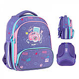 Рюкзак GoPack Education каркасний Say Chees 38x28x15 см, 12.5 л, фіолетовий (GO24-597М-4), фото 4