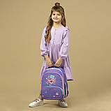 Рюкзак GoPack Education каркасний Say Chees 38x28x15 см, 12.5 л, фіолетовий (GO24-597М-4), фото 11