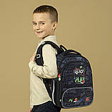 Рюкзак GoPack Education каркасний Ready2Play 38x28x15 см, 12.5 л, чорний (GO24-597М-6), фото 10