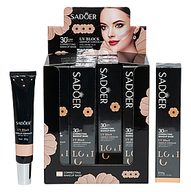 База под макияж Sadoer Correcting Makeup Base spf 30, 30 г.